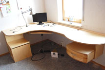 Schreibtisch Birke
